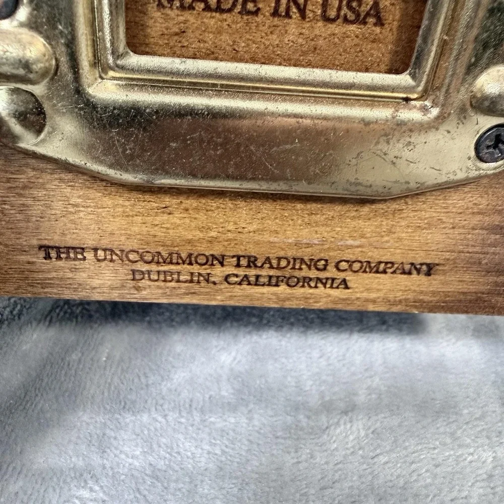 Vintage Kard Vault Wooden Trading Card Box Uncommon Trading Co MTG Pokemon Sport